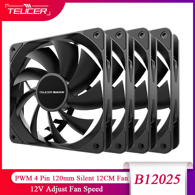 Gpu Cooler - TEUCER PC boîtier d'ordinateur ventilateur PWM