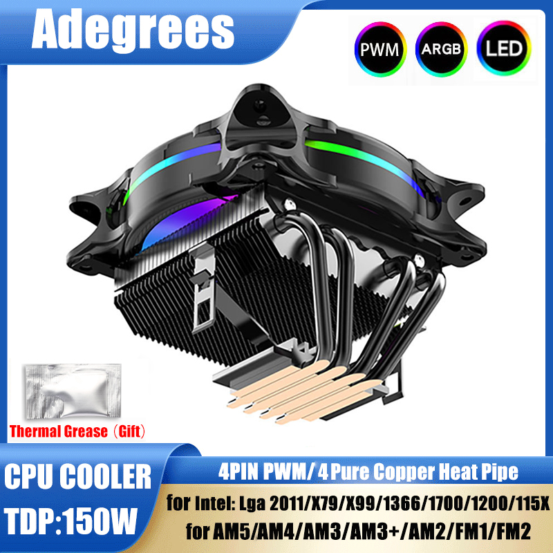 Air Cooler Cpu - Refroidisseur d'air pour processeur X99, ventilateur