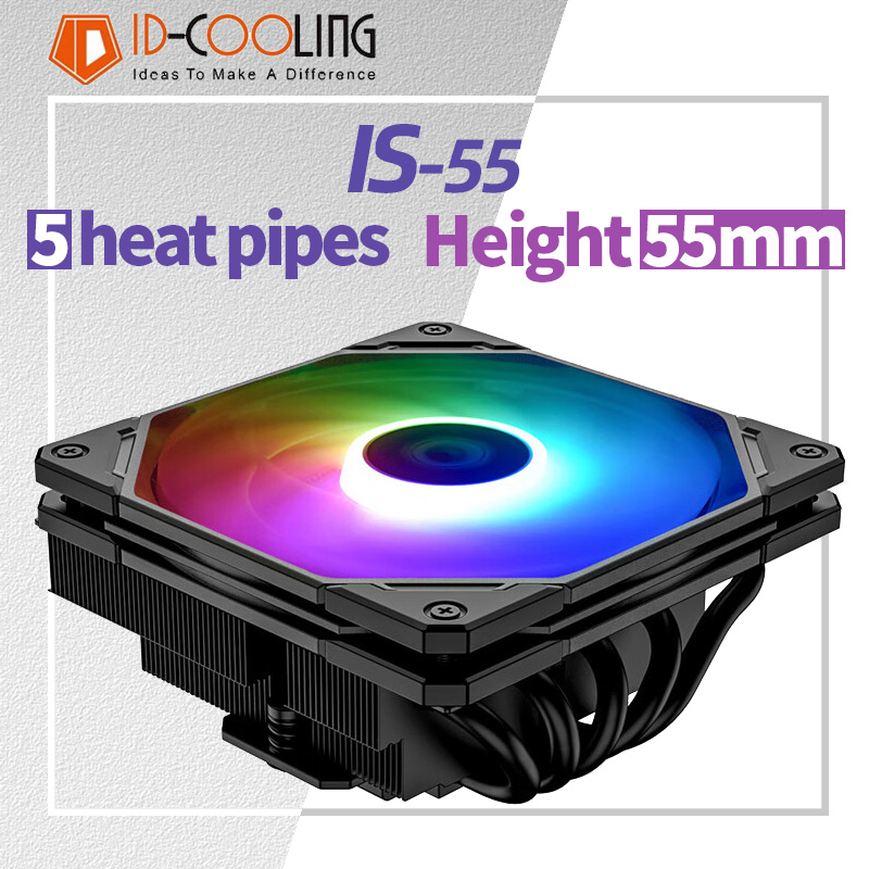 Cpu Heatsink - ID-COOLING IS-55 5 tuyau de chaleur