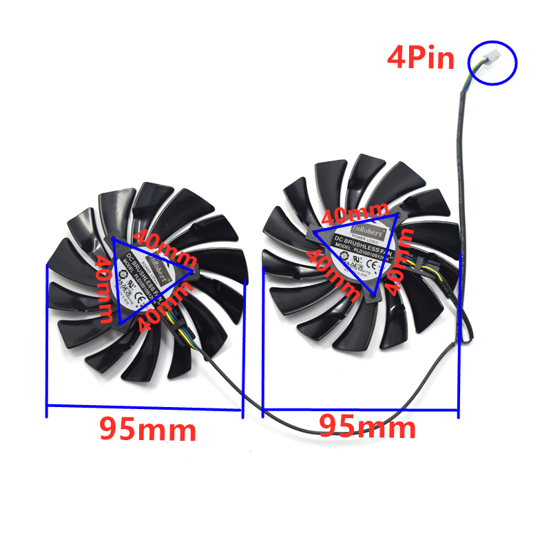 2Pcs 95mm PLD10010S12HH Ventil - Cpu Heatsink avis et prix