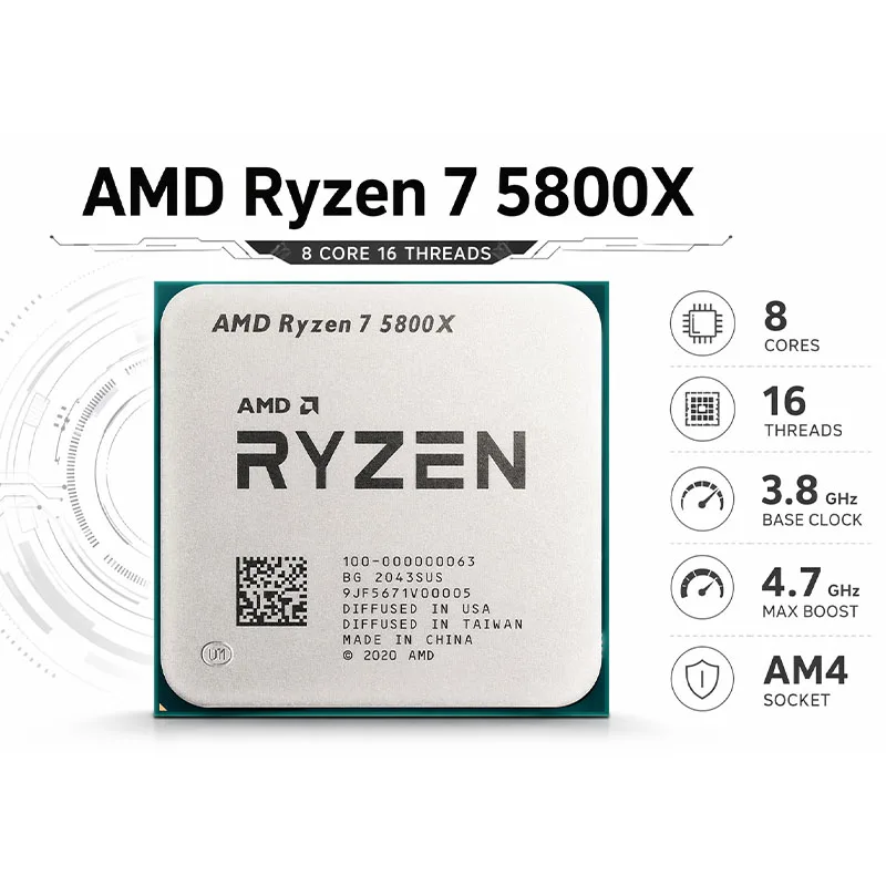 Processeur de bureau AMD Ryzen - Cpu Fan avis et prix